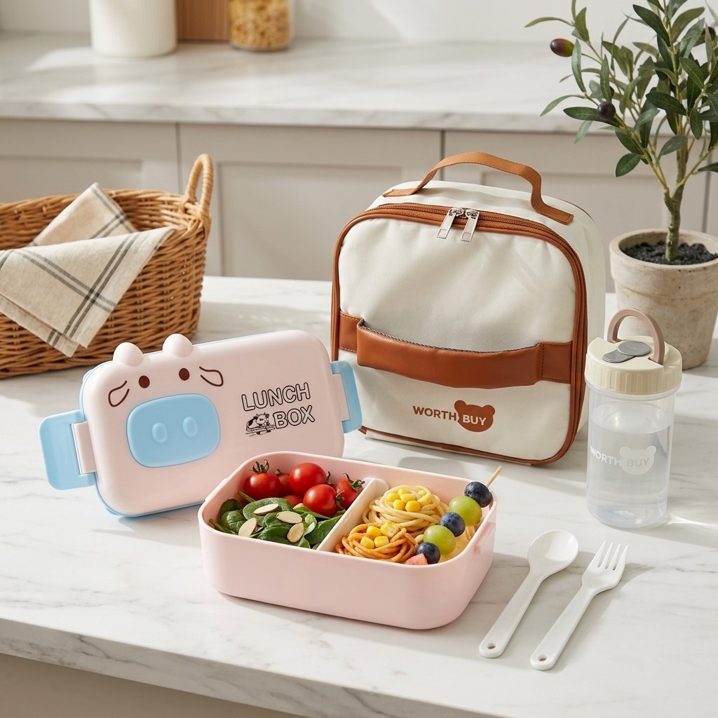 Meal Prep Or Prep Meal - Kids Bento Box Plastic Microwavable Lunch