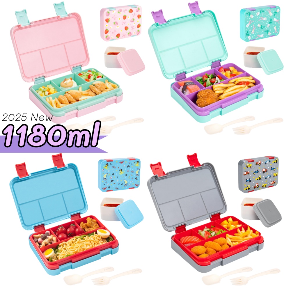 Meal Prep Or Prep Meal - 40oz Cartoon Pattern Bento Lunch Box