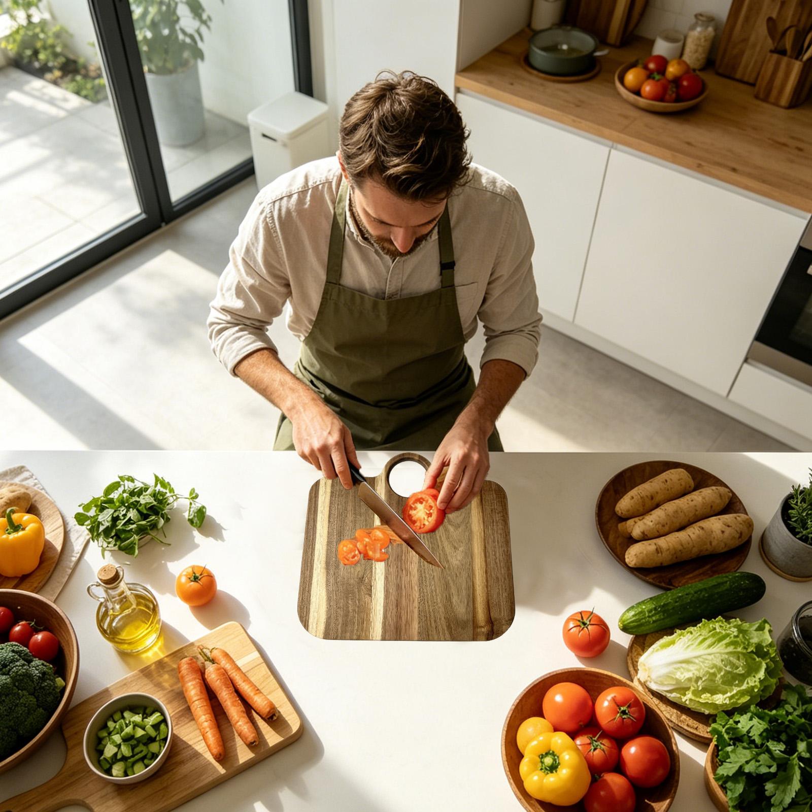 Kitchen Cutting Board Non-Slip - Meal Prep Cutting 评论和价格