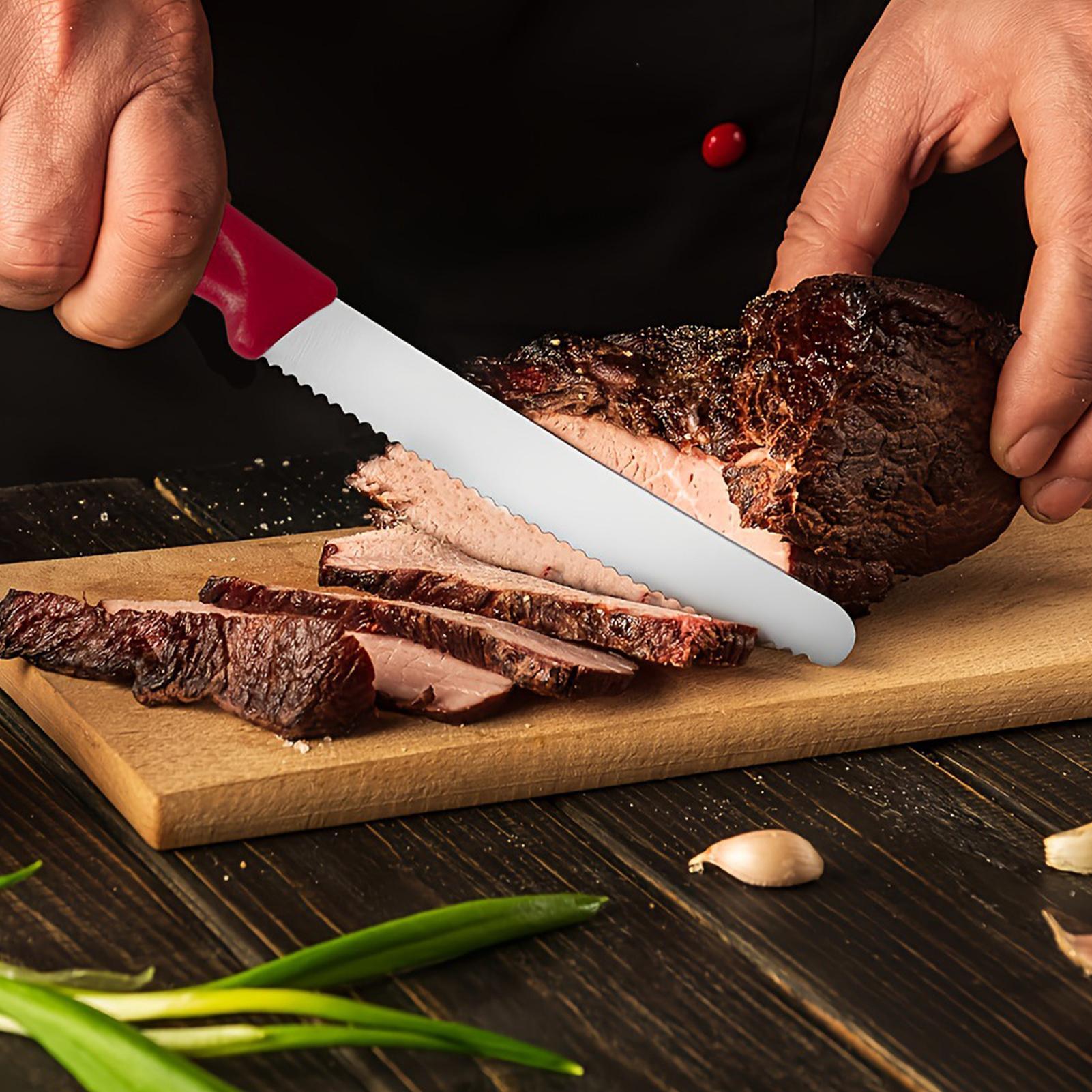 Serrated Steak Cutter 5 Pieces - Meal Prep Cutting 评论和价格