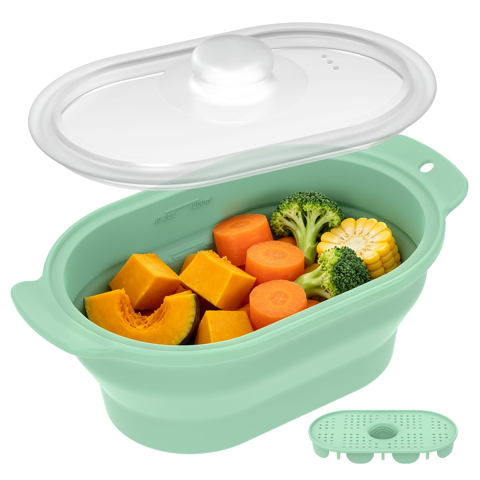 Silicone Microwave Vegetable S - Meal Prep Frozen 评论和价格