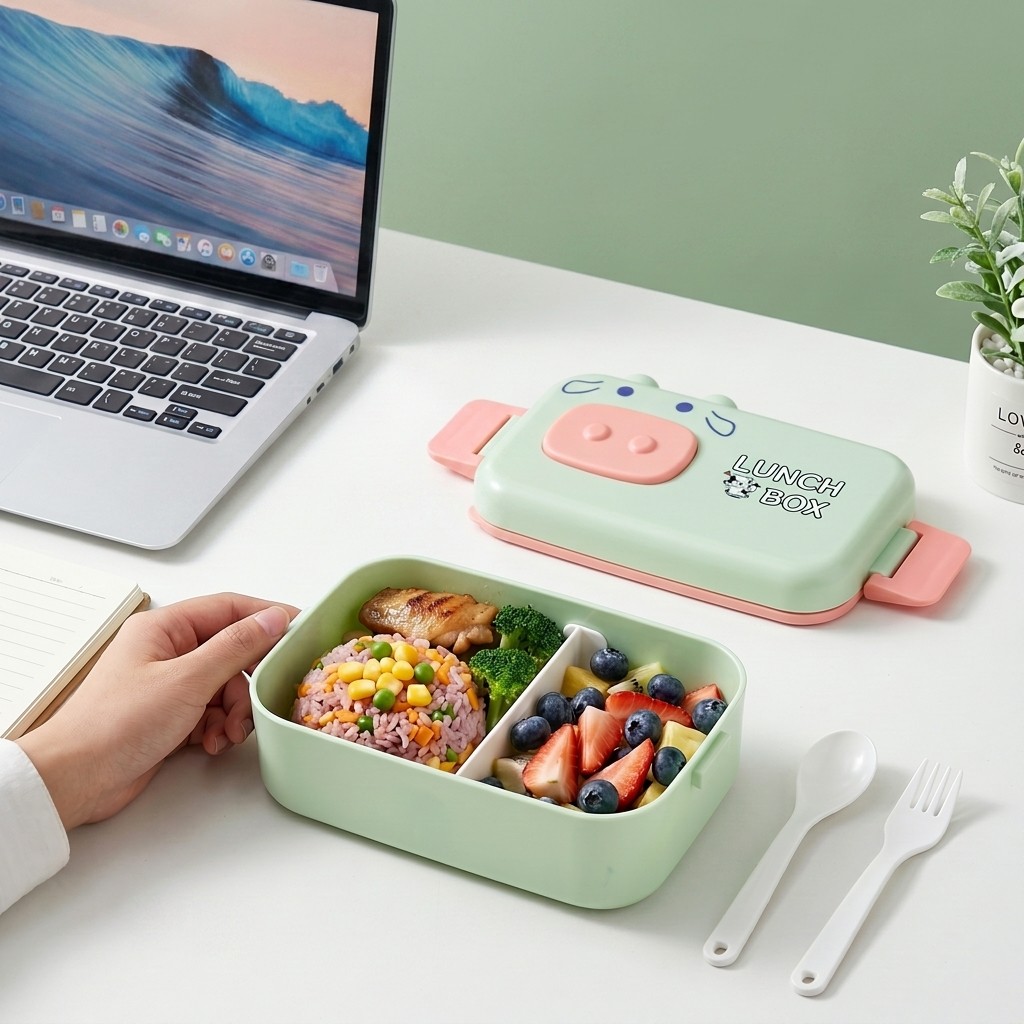 Kawaii Plastic Bento Box for K - Meal Prep Or Prep Meal 评论和价格