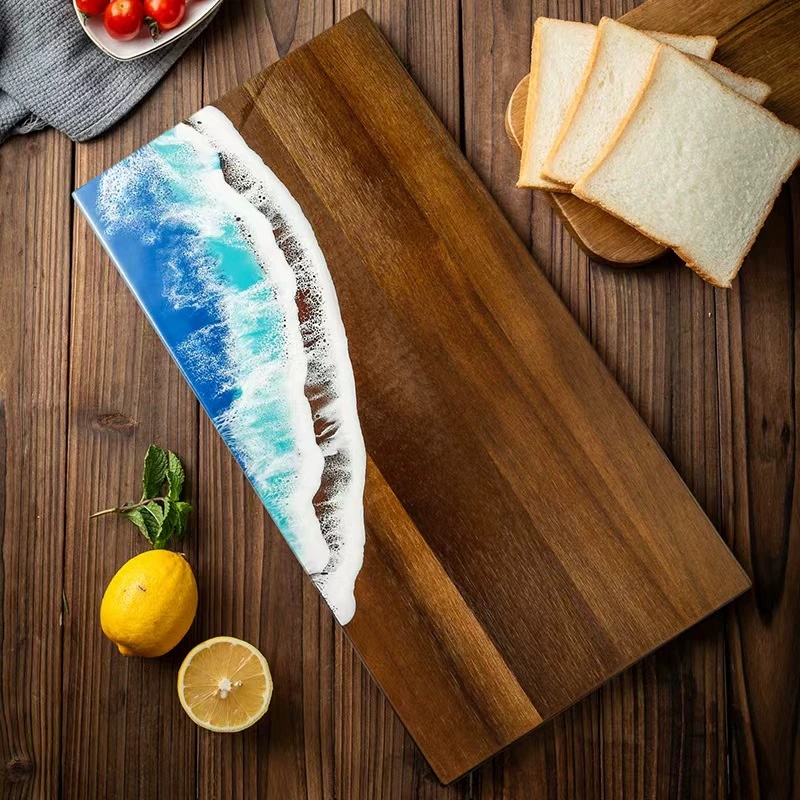 Acacia Wood Cutting Board with - Meal Prep Cutting 评论和价格