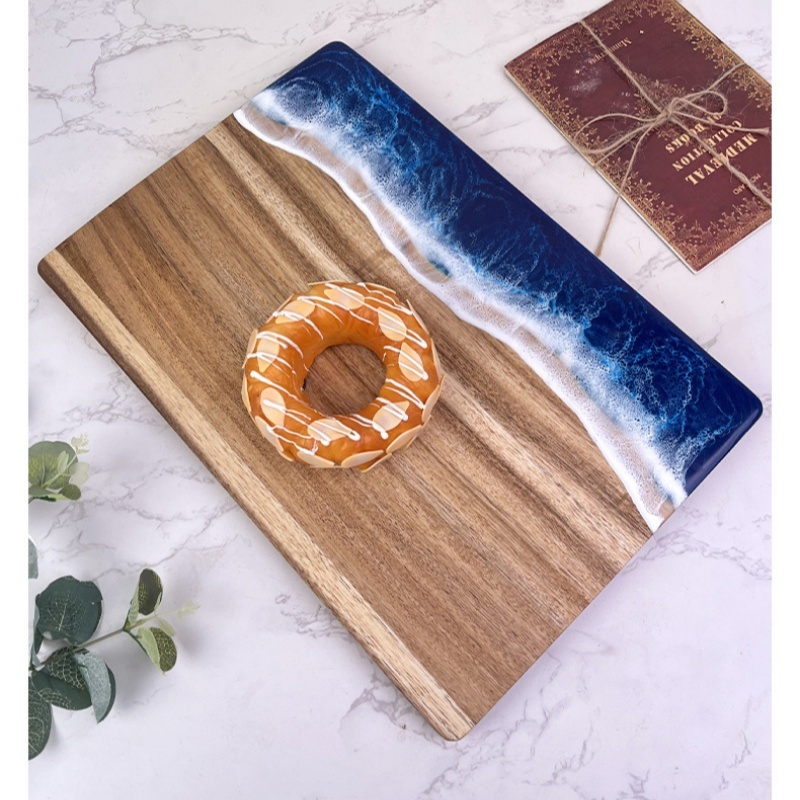 Acacia Wood Cutting Board with - Meal Prep Cutting 评论和价格