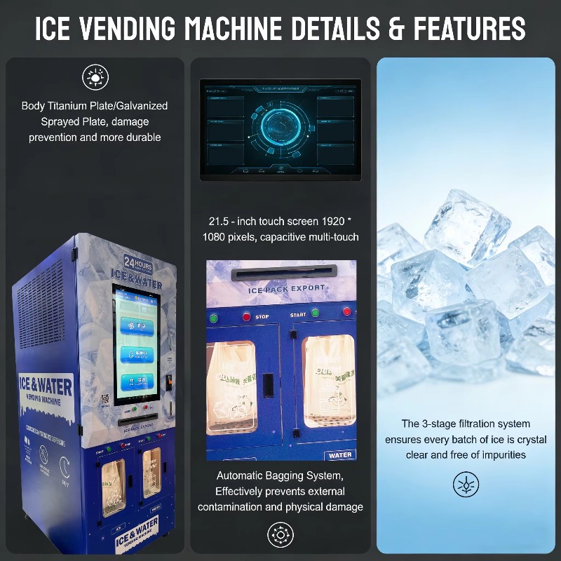 Custom Outdoor Ice Makers and  - Meal Prep Vending Machine 评论和价格