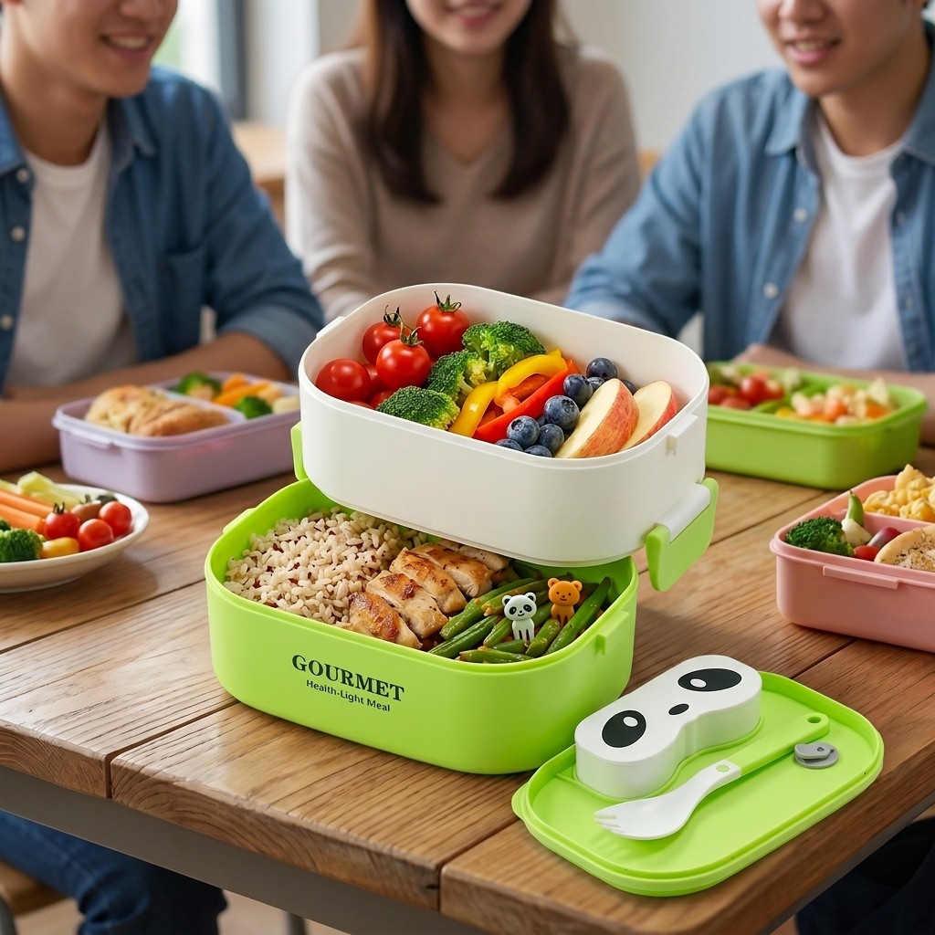 1/2 Layer Microwavable Plastic - Meal Prep Or Prep Meal 评论和价格