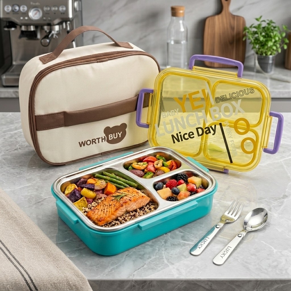 Microwavable 304 Stainless Ste - Meal Prep Or Prep Meal 评论和价格