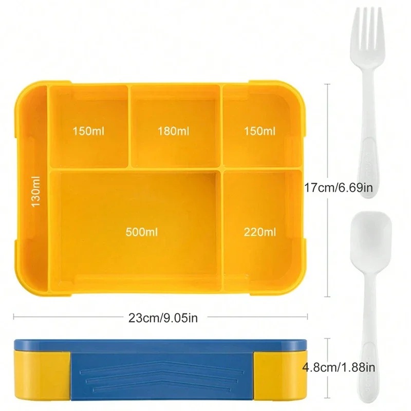 1330ML Bento Lunch Box Kids Ad - Meal Prep Or Prep Meal 评论和价格