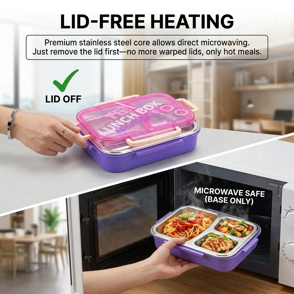Microwavable 304 Stainless Ste - Meal Prep Or Prep Meal 评论和价格