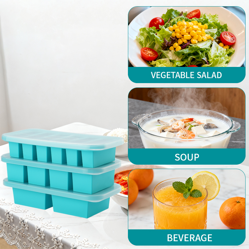 2 or 3-piece Silicone Freezer  - Meal Prep Or Prep Meal 评论和价格