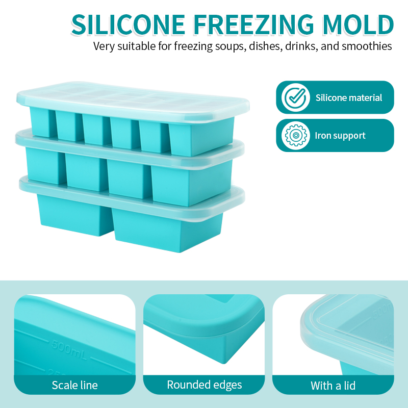 2 or 3-piece Silicone Freezer  - Meal Prep Or Prep Meal 评论和价格