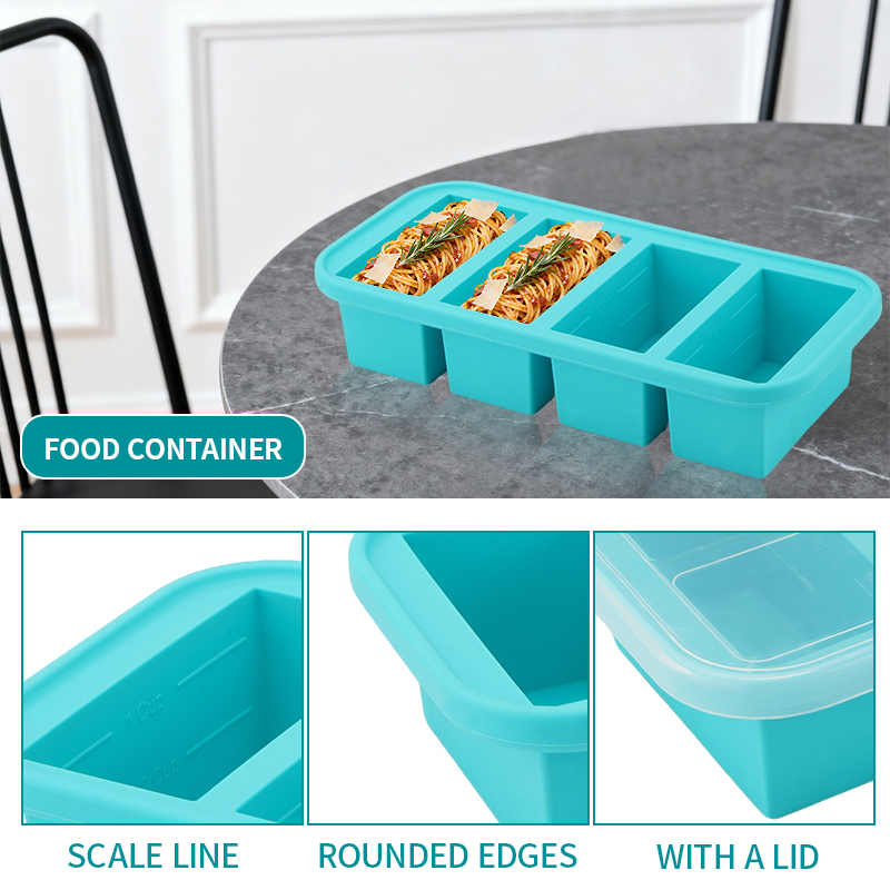 2 or 3-piece Silicone Freezer  - Meal Prep Or Prep Meal 评论和价格