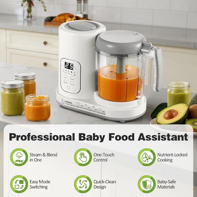 Baby Food Maker Steamer Blende - Meal Prep Youtube 评论和价格