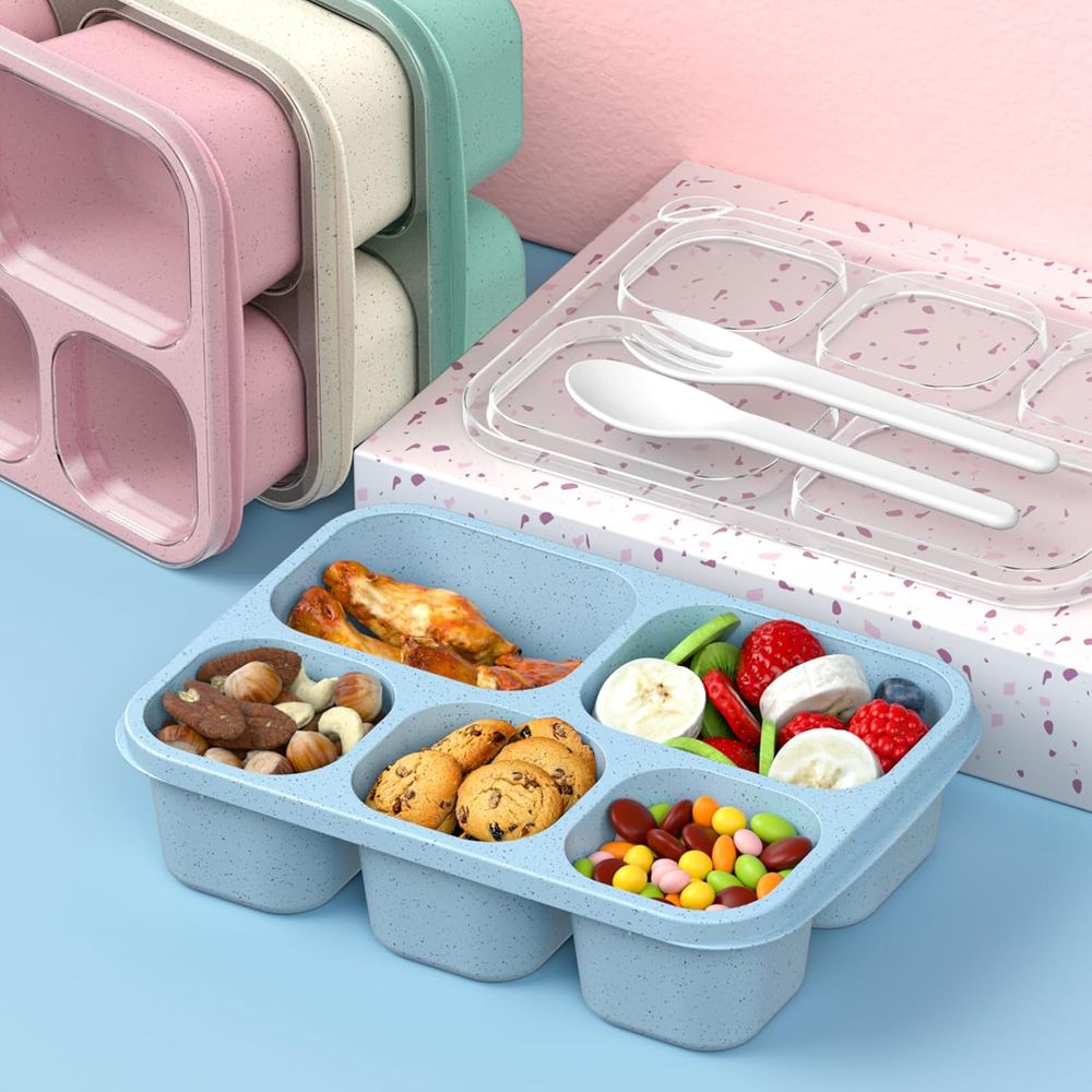 Adult Lunch Box - 4 Pack, 5-Co - Meal Prep Or Prep Meal 评论和价格