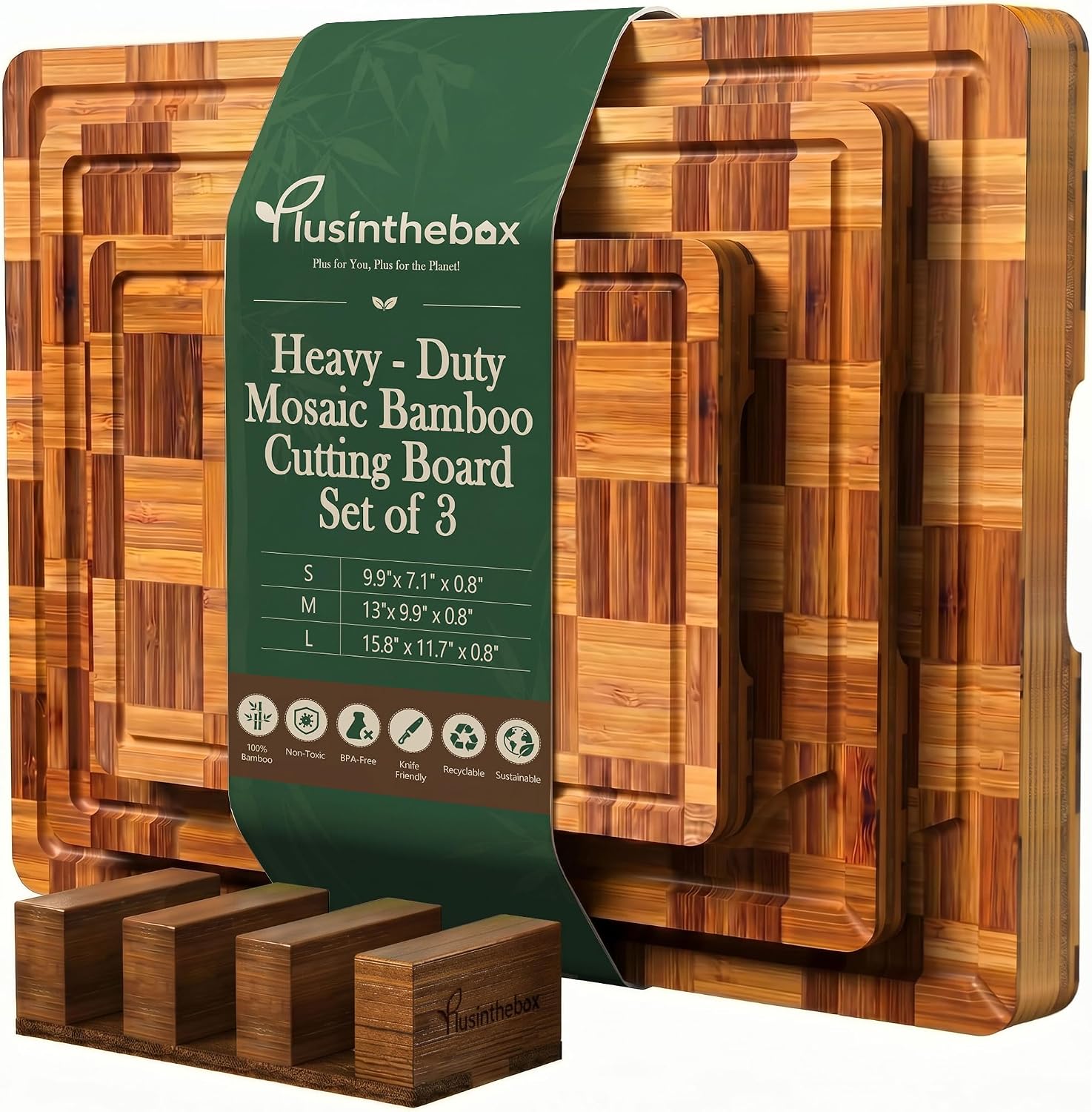 Checkered Cutting Board Set wi - Meal Prep Cutting 评论和价格