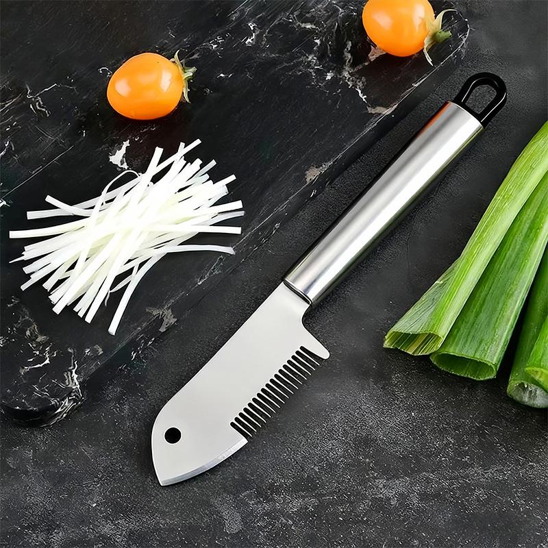 2 PCS Stainless Steel Scallion - Meal Prep Cutting 评论和价格