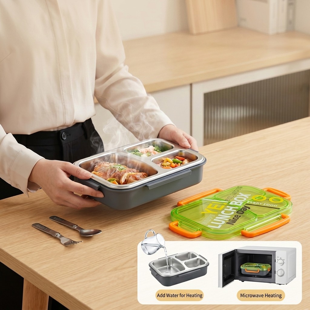 Microwavable 304 Stainless Ste - Meal Prep Or Prep Meal 评论和价格