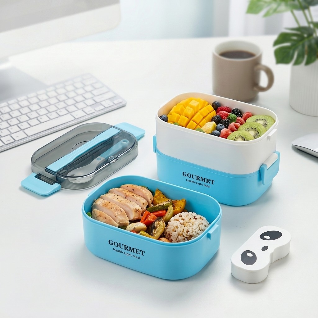 Microwavable Plastic Bento Box - Meal Prep Or Prep Meal 评论和价格