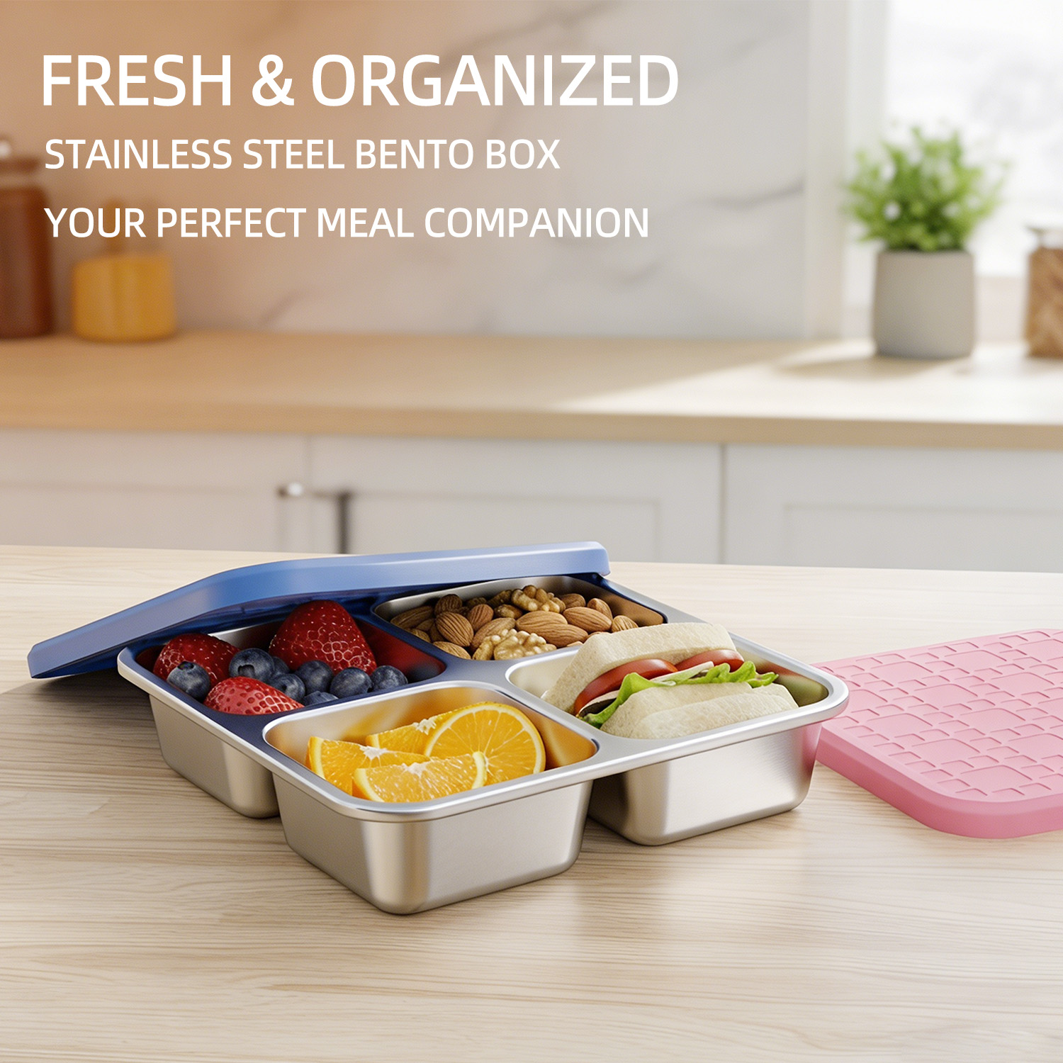 304 Stainless Steel Divided Lu - Meal Prep Lunch 评论和价格